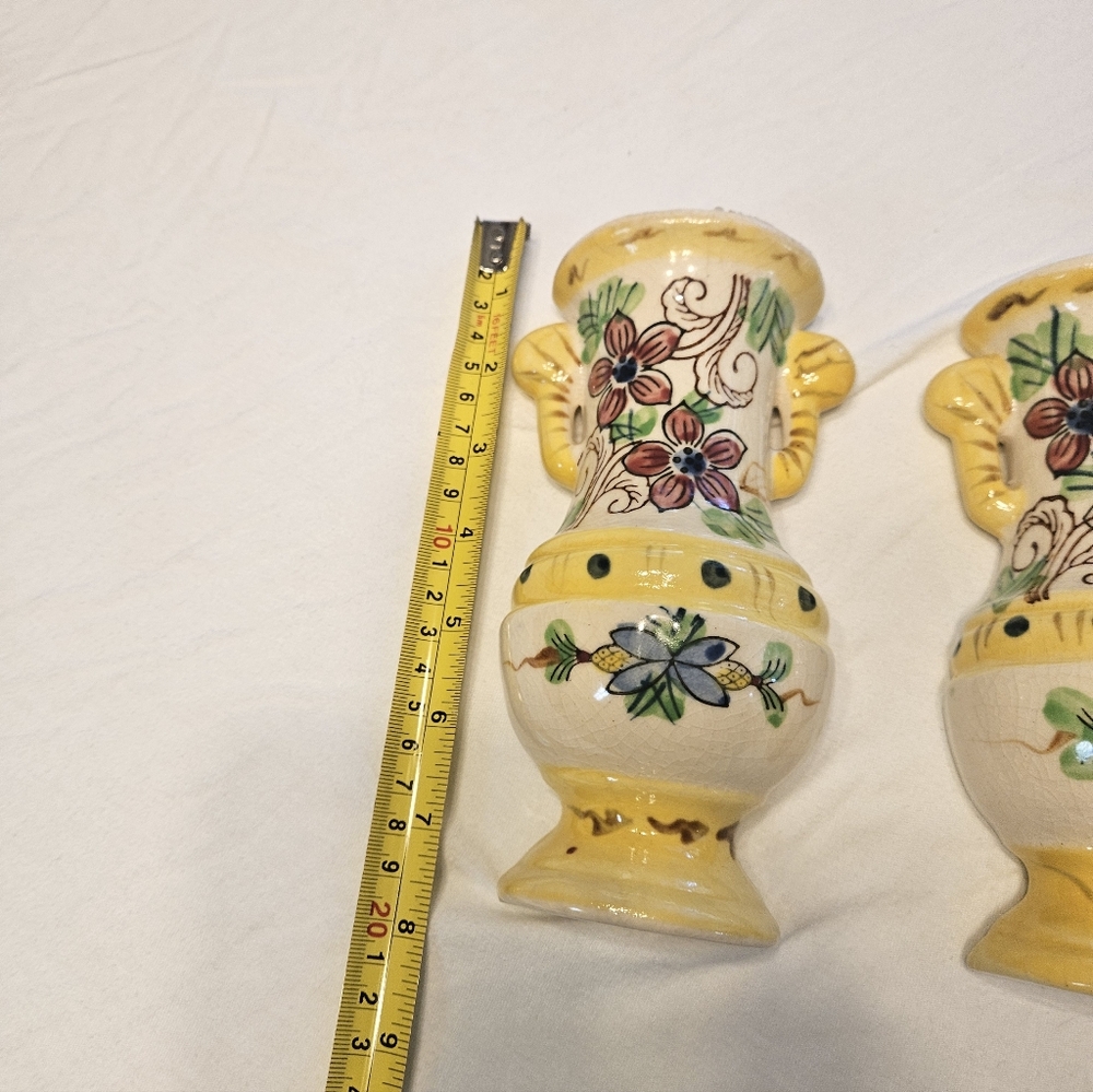 Vintage Ceramic Wall Pockets Made In Japan. - Picture 5 of 10